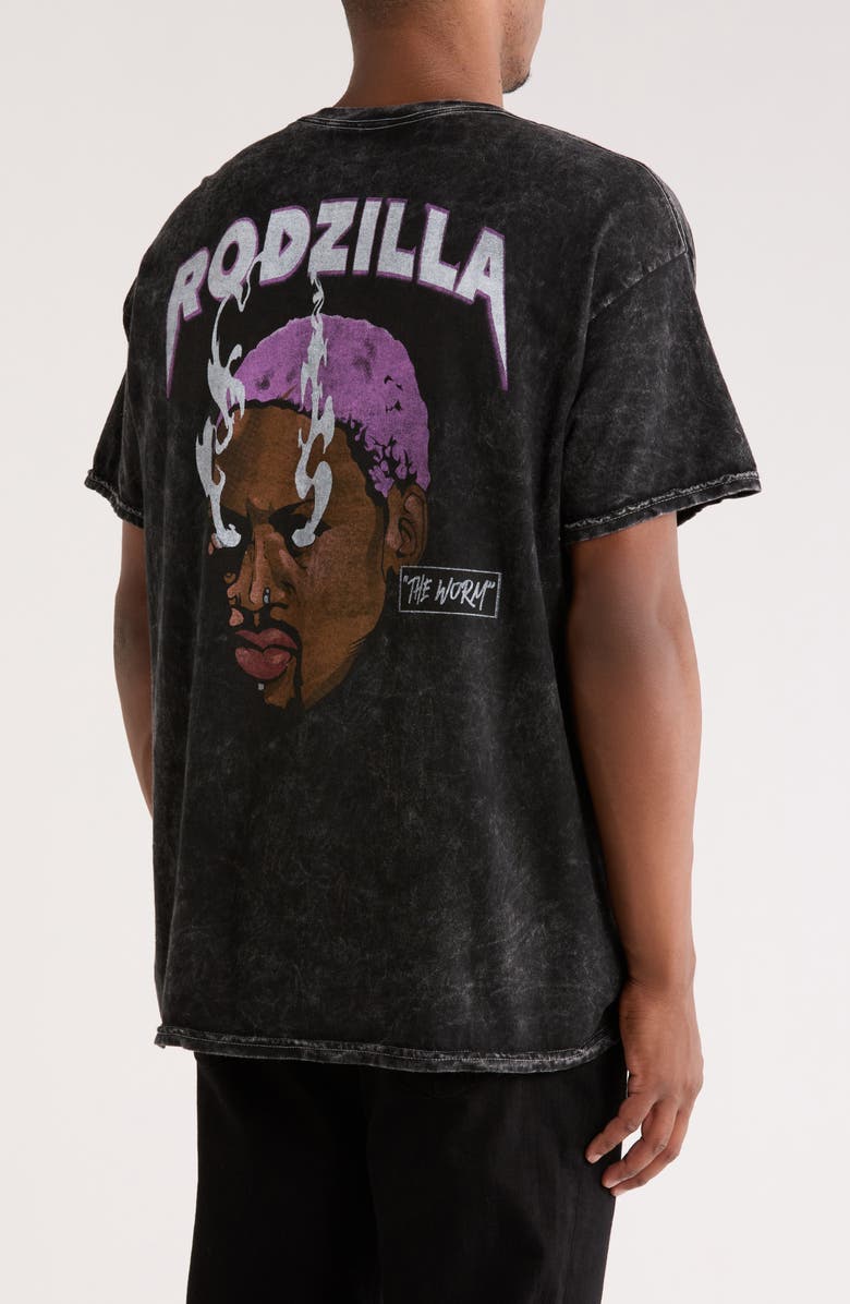 Philcos Rodman Rodzilla Graphic T-Shirt, Alternate, color, Black Mineral