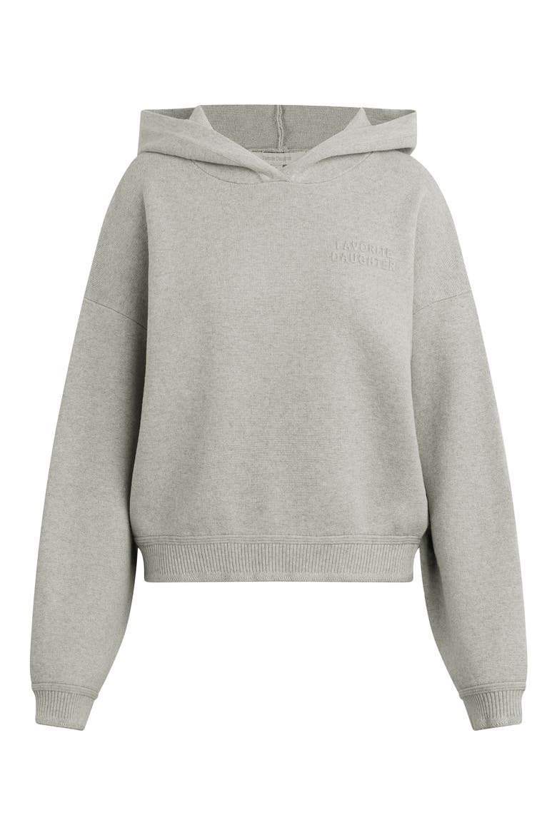 The Staying In Cotton & Cashmere Hoodie, Alternate, color, HEATHER GREY