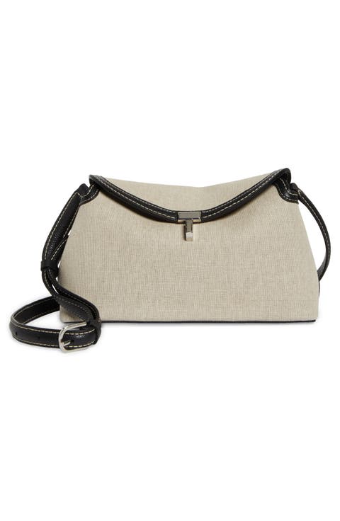 T-Lock Canvas Clutch