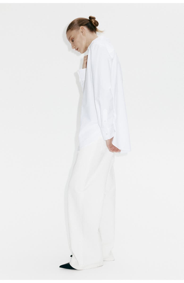 H&M Oxford Shirt, Alternate, color, White