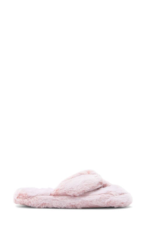 Rachel Roy Faux Fur Slipper In Pink