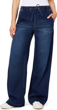 Kensie Carla High Waist Wide Leg Jeans