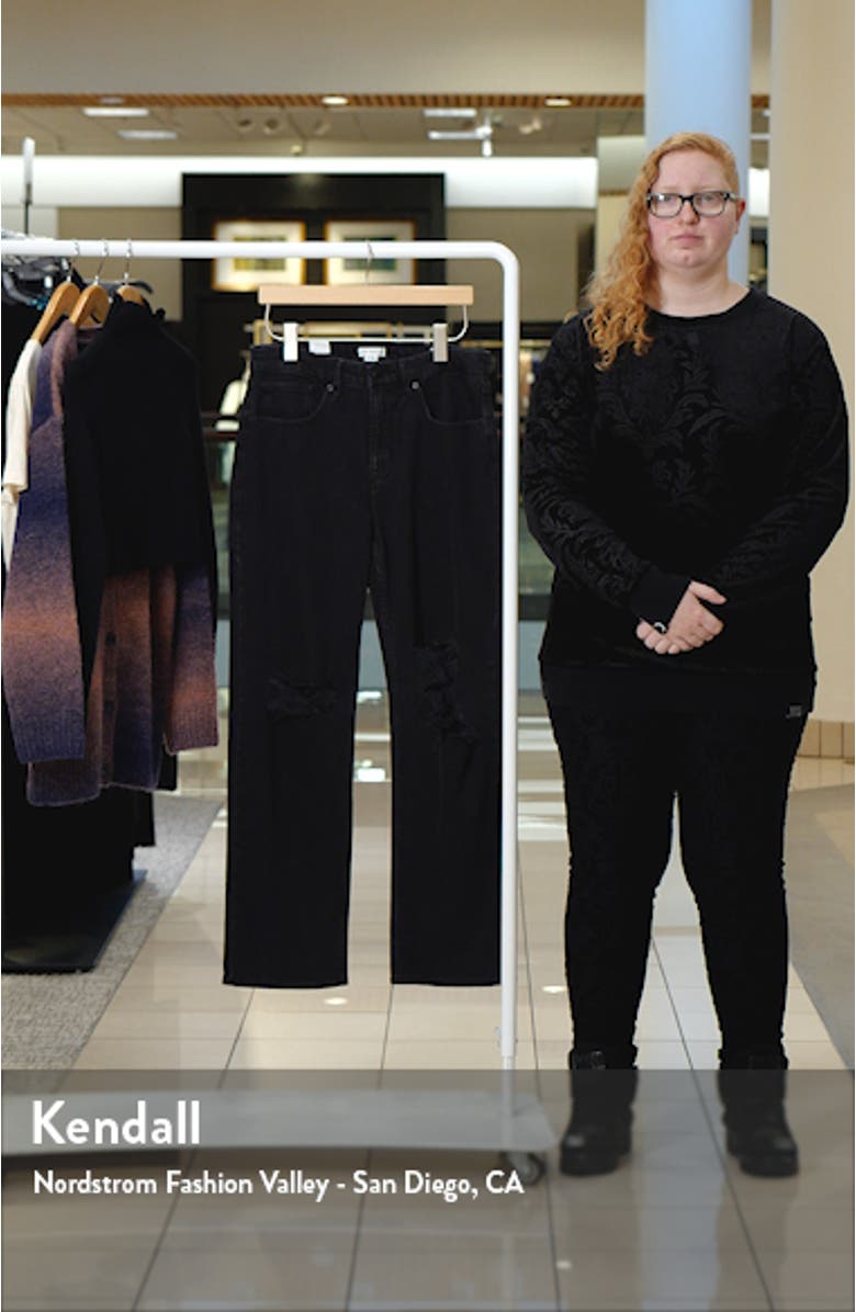 Good '90s Ripped High Waist Relaxed Jeans, sales video thumbnail