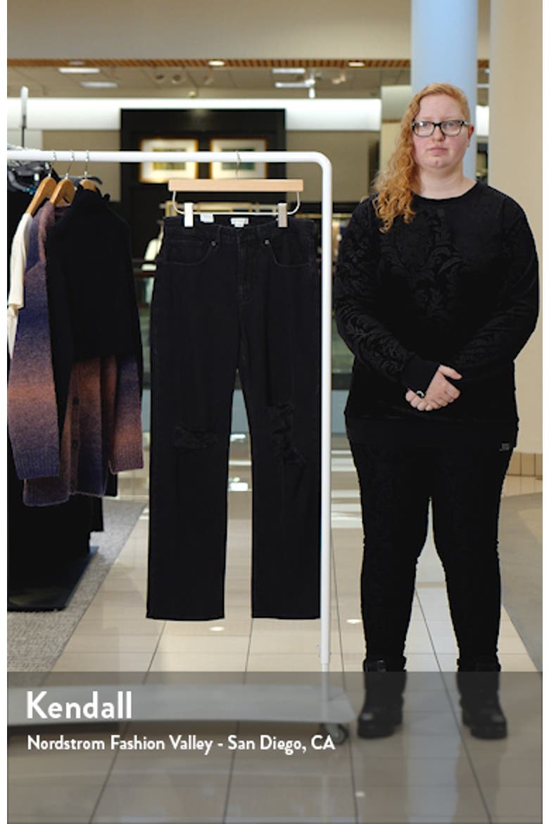 Good '90s Ripped High Waist Relaxed Jeans video