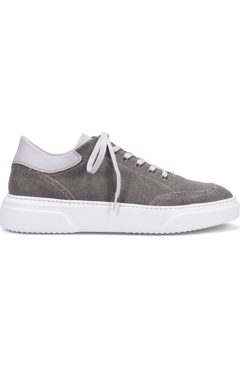 Ron White Maverick Low Top Denim Sneaker, Alternate, color, Taupe
