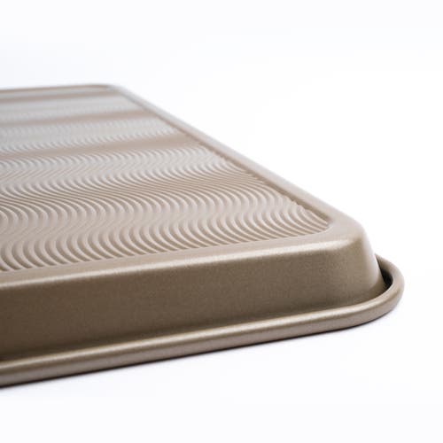 Cuisipro 13.5 X 9.5-inch Rectangular Steel Nonstick Baking Sheet Pan In Brown