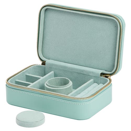 Wolf Sophia Travel Zip Case In Green