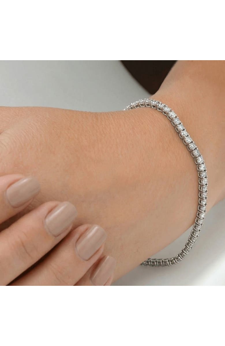 Bliss Diamond 4 Ct Diamond Tennis Bracelet 14k White, Yellow, or Gold Lab Grown 7", Alternate, color, 14K Yellow Gold