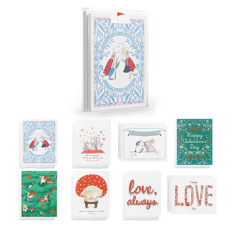 8ct. Assorted Valentine's Day Friendship Greeting Card Pack Sets
