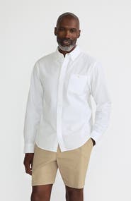 Lands' End Long Sleeve Seersucker Shirt