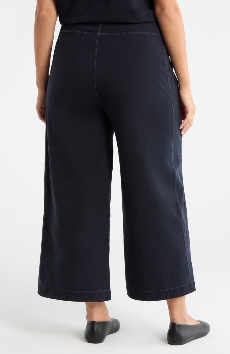 Lysse Jovie Reversible Crop Wide Leg Pants, Alternate, color, True Navy/ Grey Melange