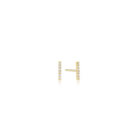 Cairo 14k Gold Diamond Studs
