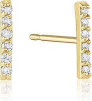 Set & Stones Cairo 14k Gold Diamond Studs