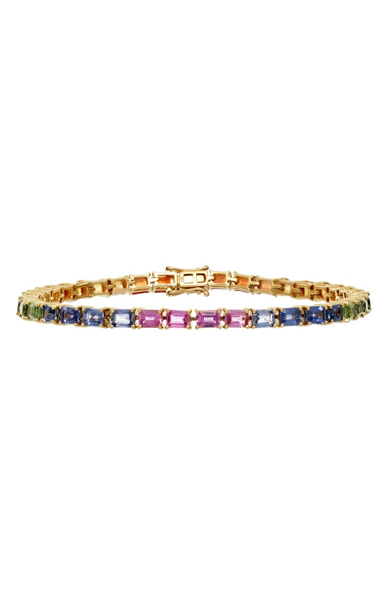Bony Levy Iris Rainbow Tennis Bracelet, Main, color,