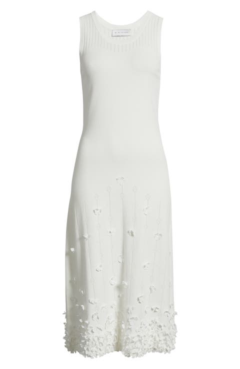 The Alana 3D Flower Sleeveless Maxi Dress