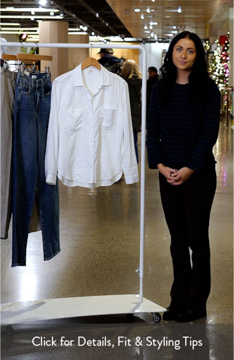 Seamed Button-Up Shirt, sales video thumbnail