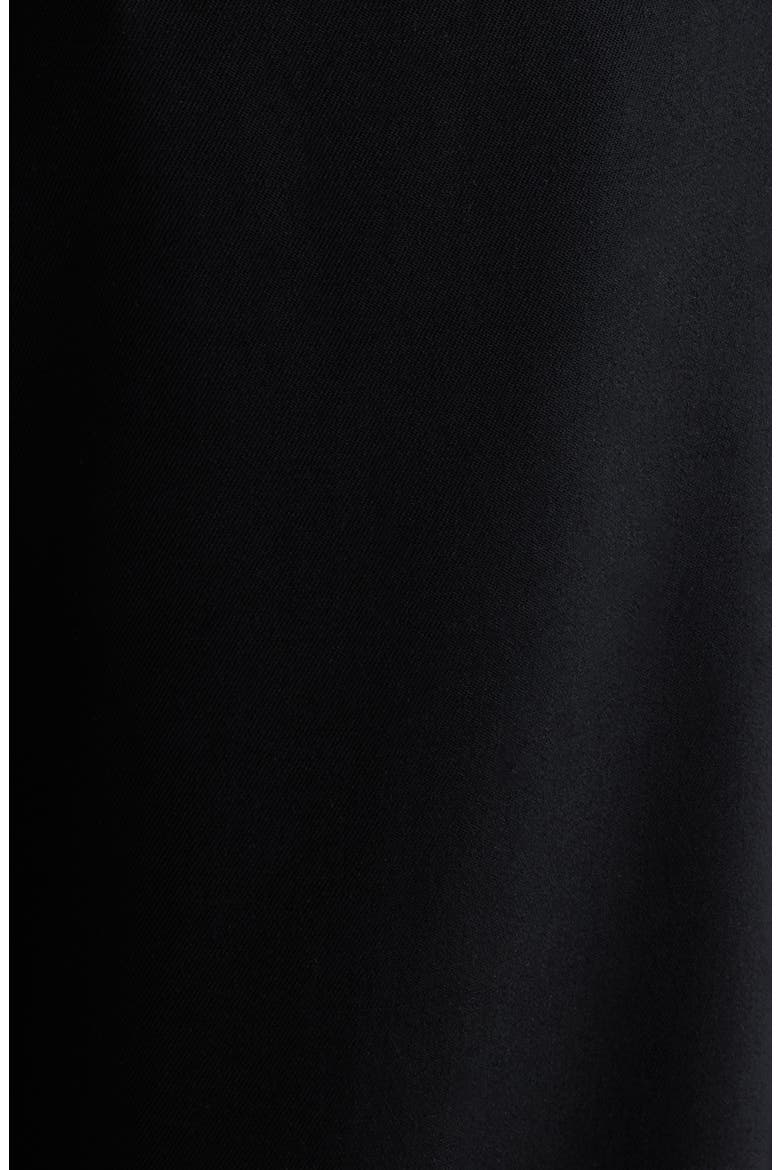Lyda Pleated Wide Leg Wool Pants, Alternate, color, BLACK