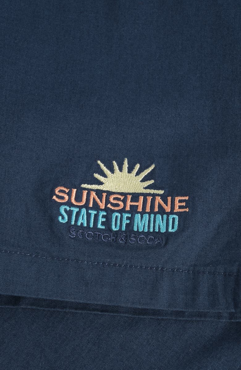 Scotch & Soda Kids' Stripe T-Shirt & Shorts Set, Alternate, color, Bright White