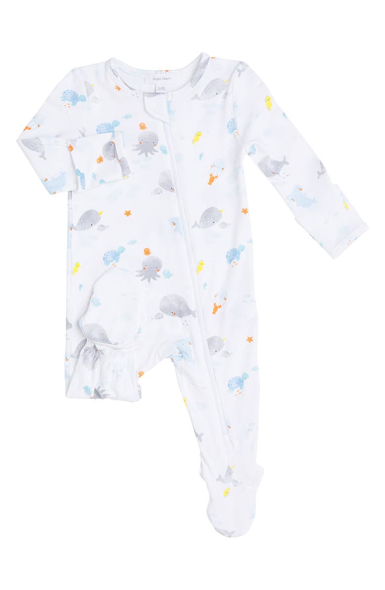 Angel Dear Whale & Octopus Footie, Main, color,