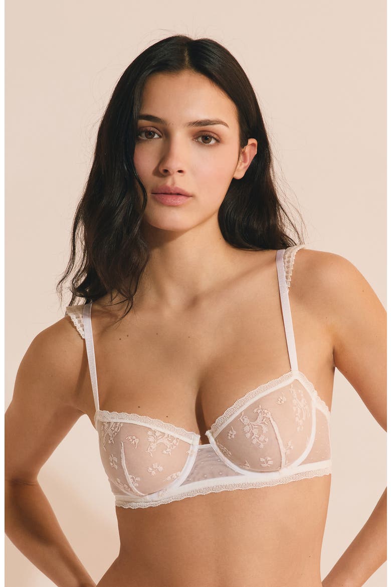 Harmonie °9 Underwire Balconette Bra, Alternate, color, ECRU