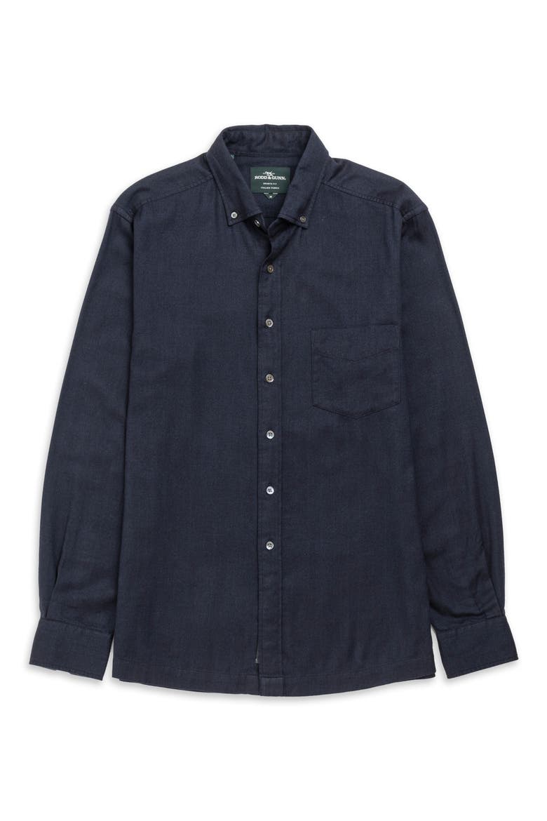 Barrhill Sports Fit Button-Down Shirt, Alternate, color, TWILIGHT