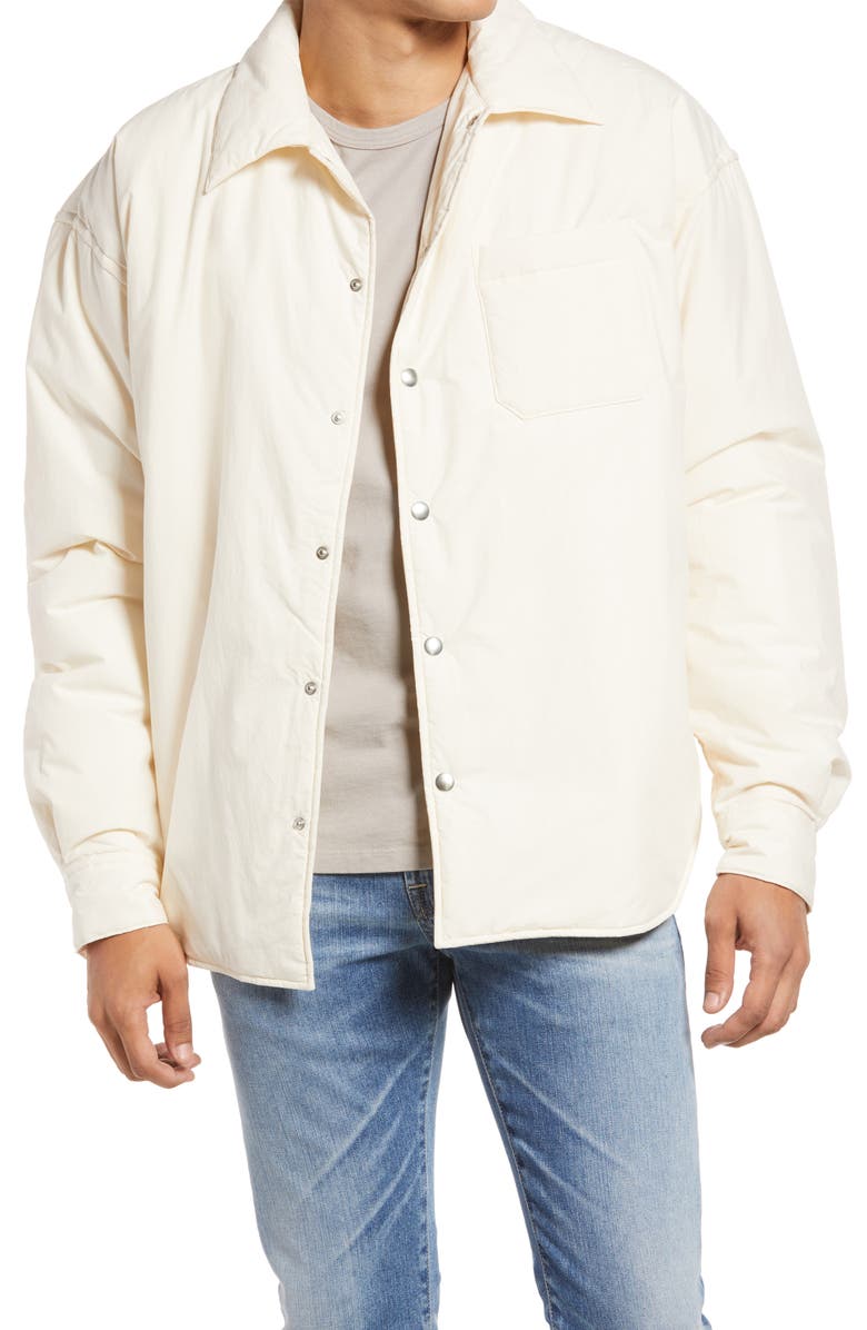 John Elliott Suffolk Padded Snap Overshirt, Main, color,