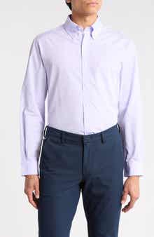 Brooks Brothers Regular Fit Plaid Non-Iron Cotton Dress Shirt
