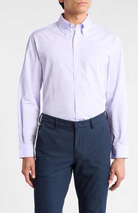 Brooks Brothers Regular Fit Plaid Non-Iron Cotton Dress Shirt