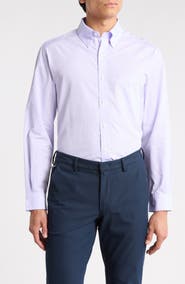 Brooks Brothers Regular Fit Plaid Non-Iron Cotton Dress Shirt