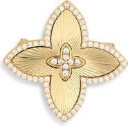 EYE CANDY LOS ANGELES Naomi Cubic Zirconia Petal Brooch