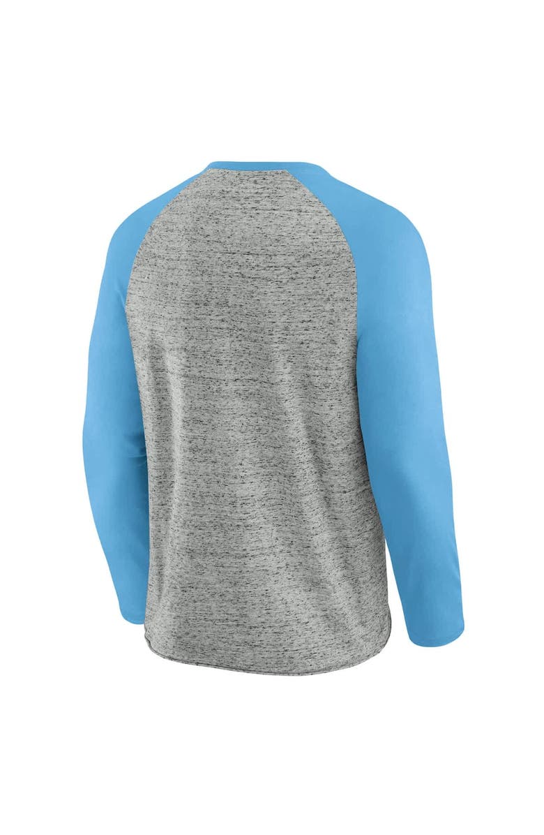 Darius Rucker Collection by Fanatics Men's Darius Rucker Collection by Fanatics Heather Gray St. Louis Cardinals Raw Edge Raglan Long Sleeve Baseball T-Shirt, Alternate, color, Heather Gray