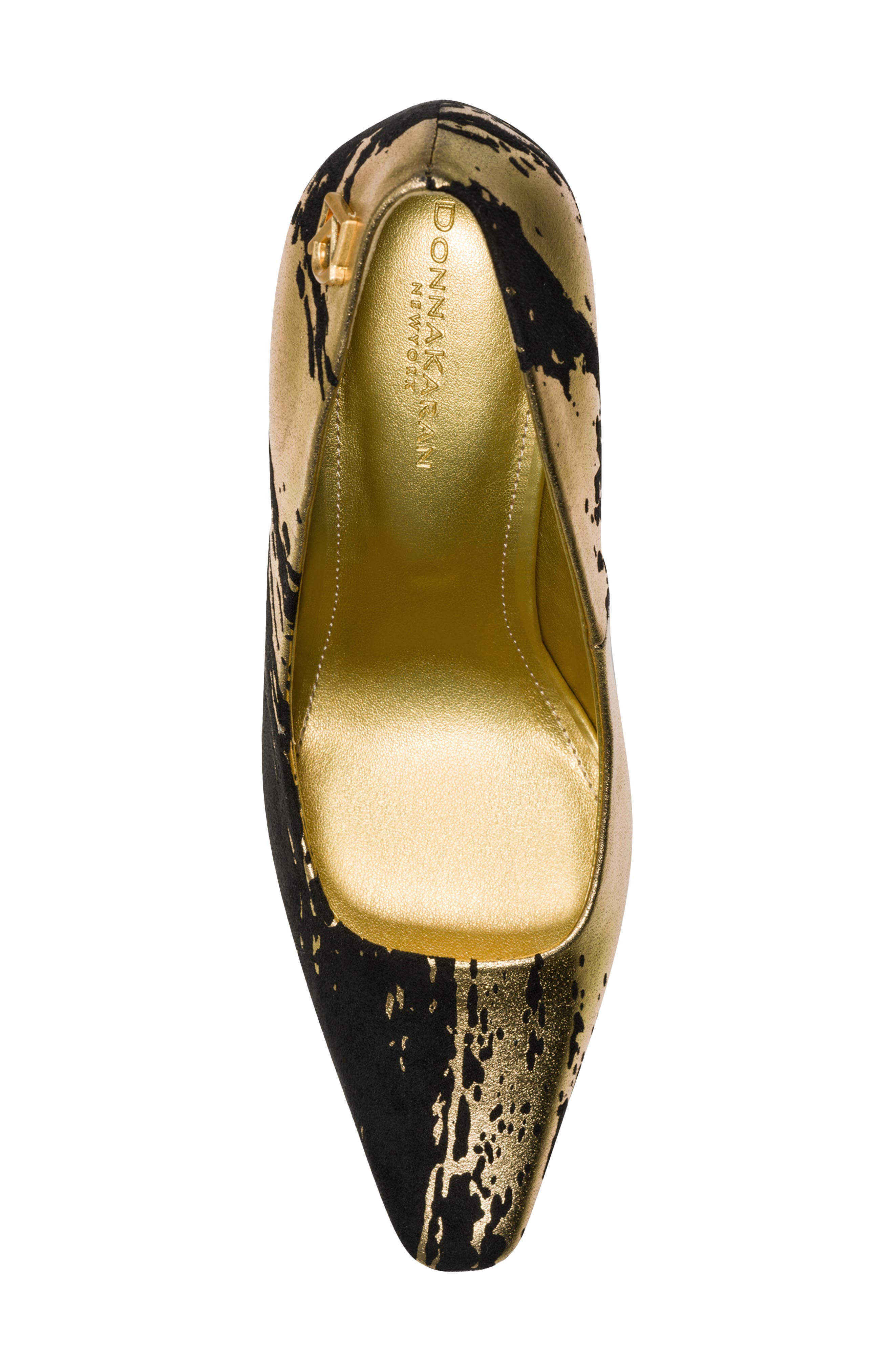 DKNY Savita Pump, Alternate, color, Black/ Gold