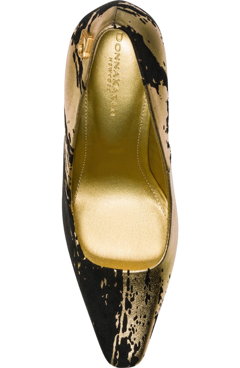 DKNY Savita Pump, Alternate, color, Black/ Gold