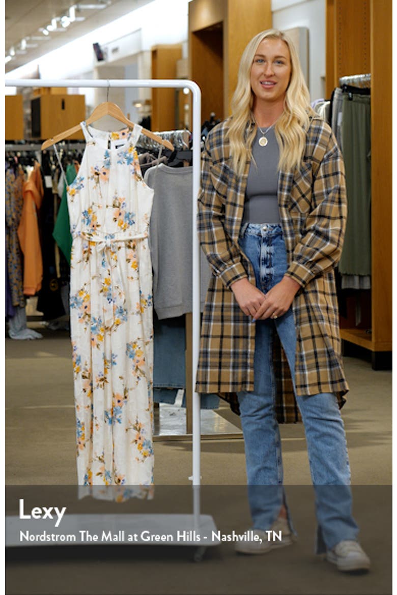 Floral Burnout Chiffon Jumpsuit video