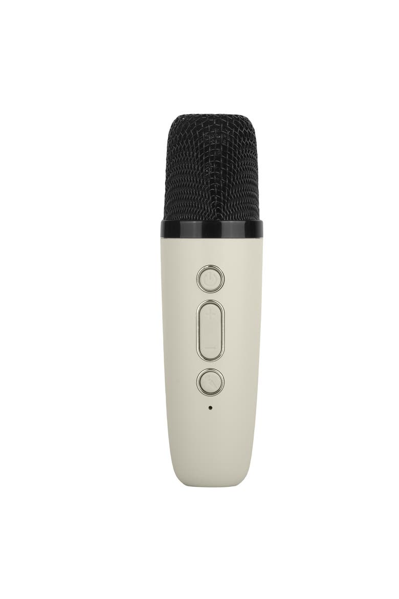 Mini Karaoke Bluetooth Speaker in Sahara Wireless Mic, Alternate, color, Beige