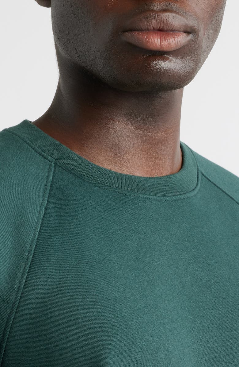 Zella Vital Fleece Sweatshirt, Alternate, color, Green Gables