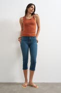 Topshop High Waist Capri Skinny Jeans