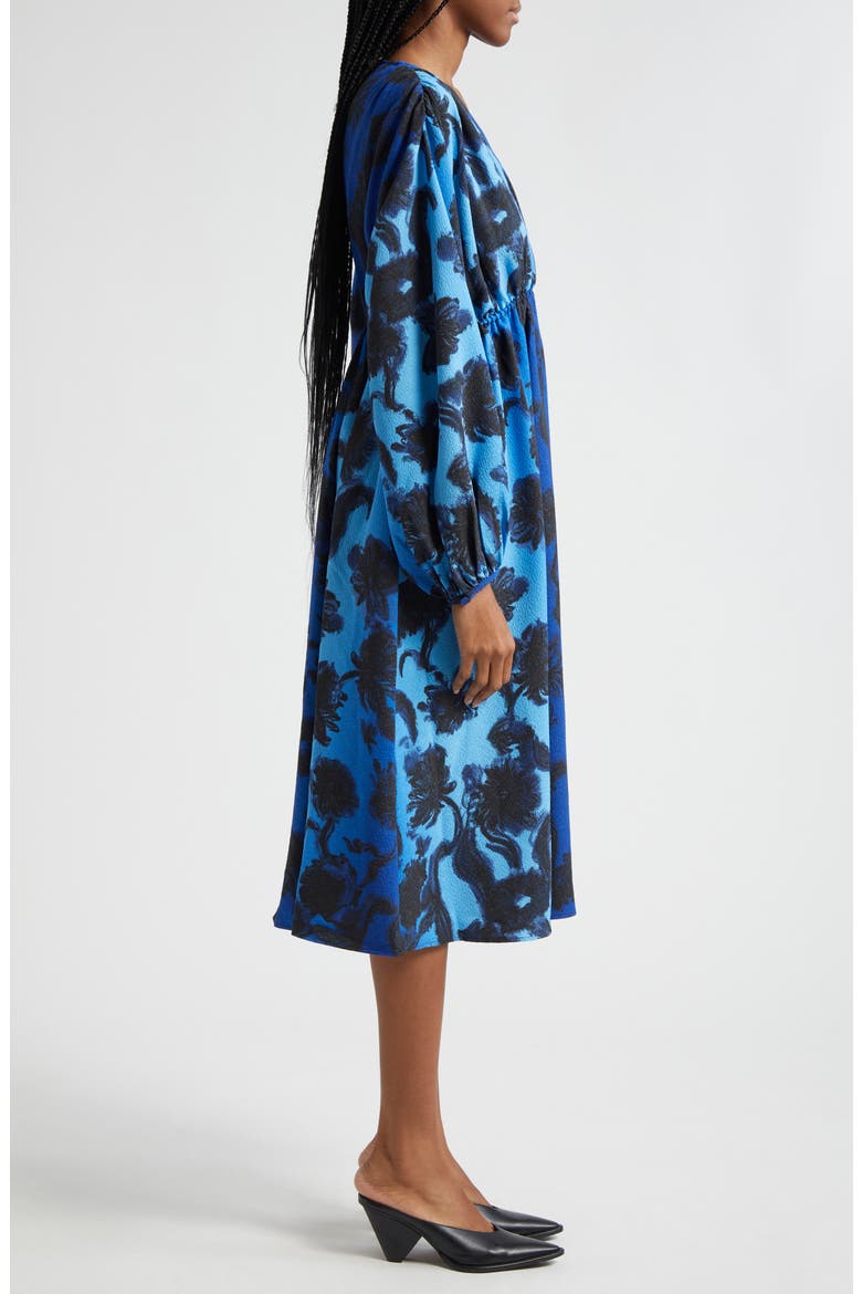 Veroma Long Sleeve A-Line Dress, Alternate, color, OIL PASTEL ANEMONE