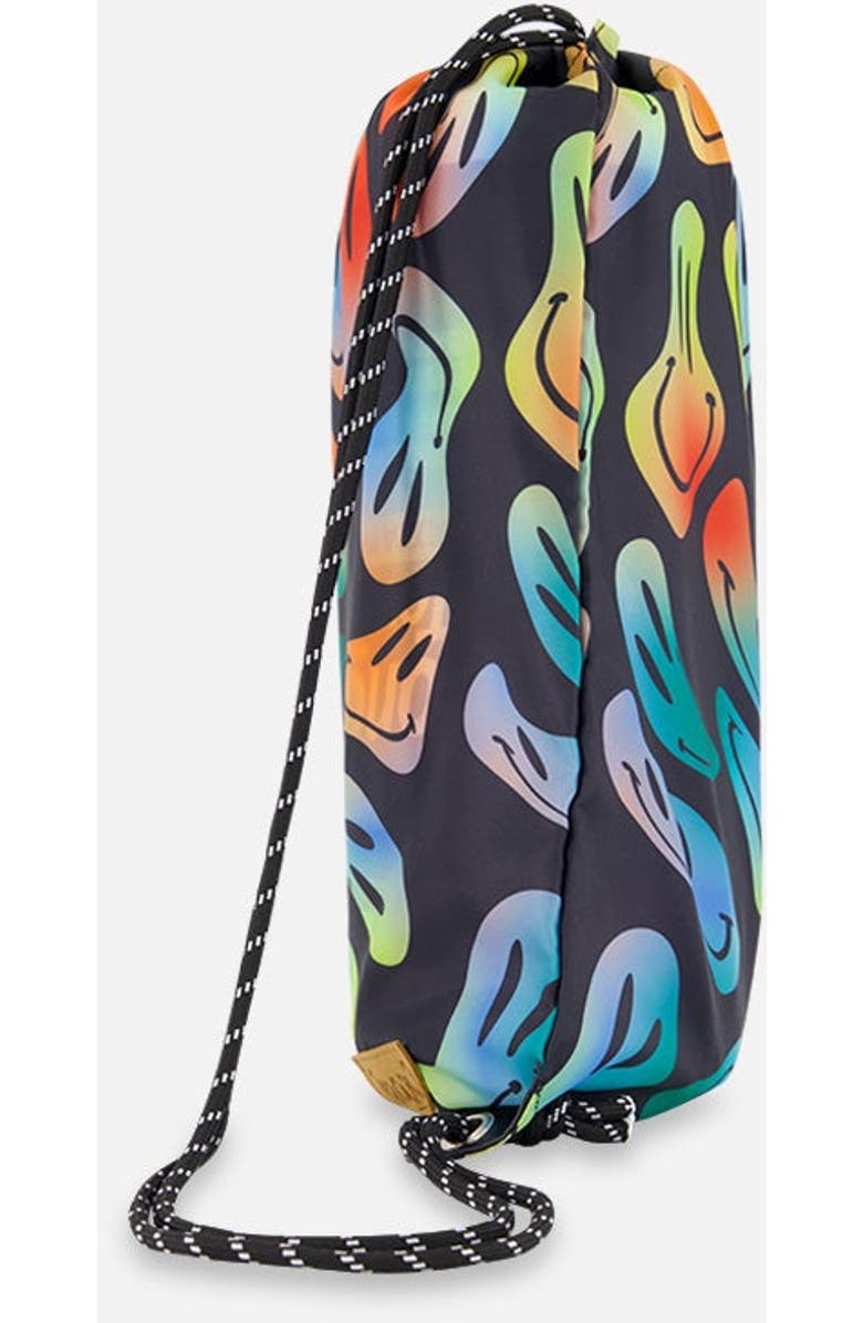 Deux par Deux Drawstring Bag, Main, color, Smiley Face Boy