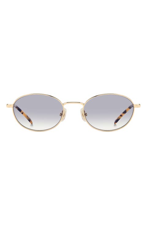 50mm Oval Sunglasses