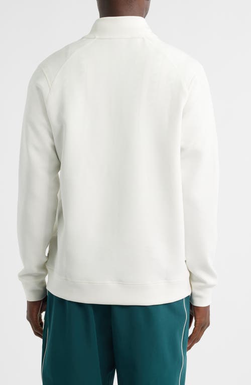 Puma Golf X Reigning Champ Cloudspun Fleece Quarter Zip Pullover In White