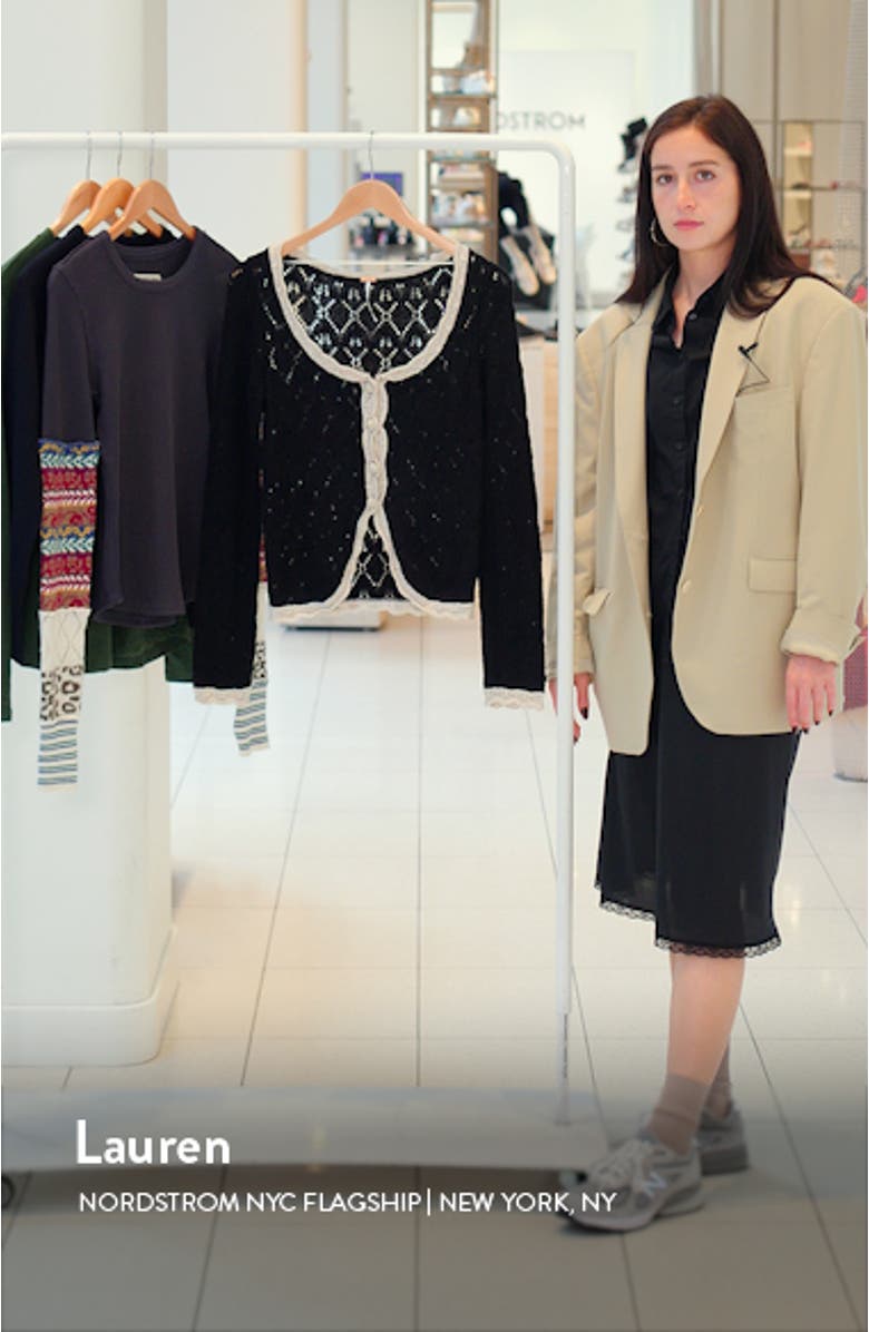 Adelene Pointelle Cardigan