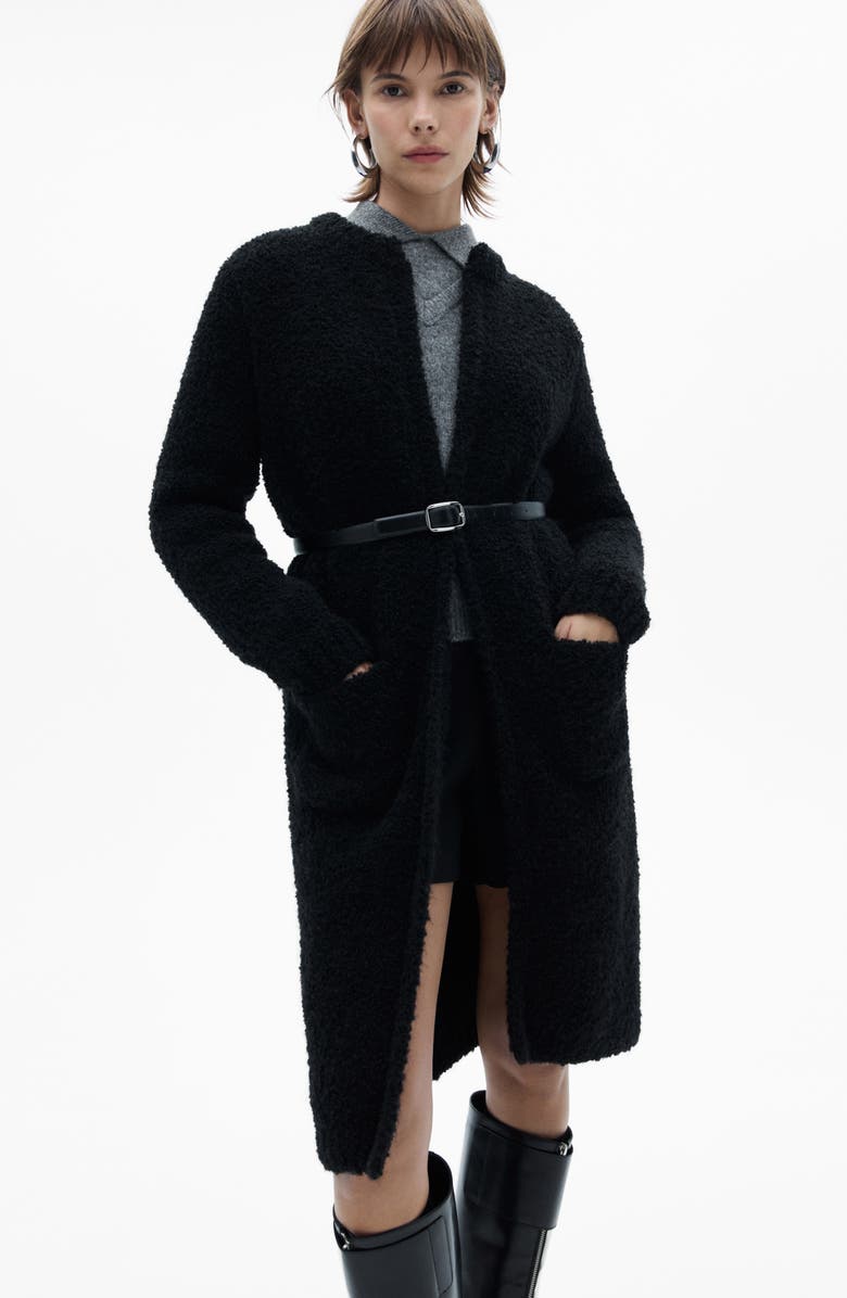 MANGO Bouclé Coat, Alternate, color, 
