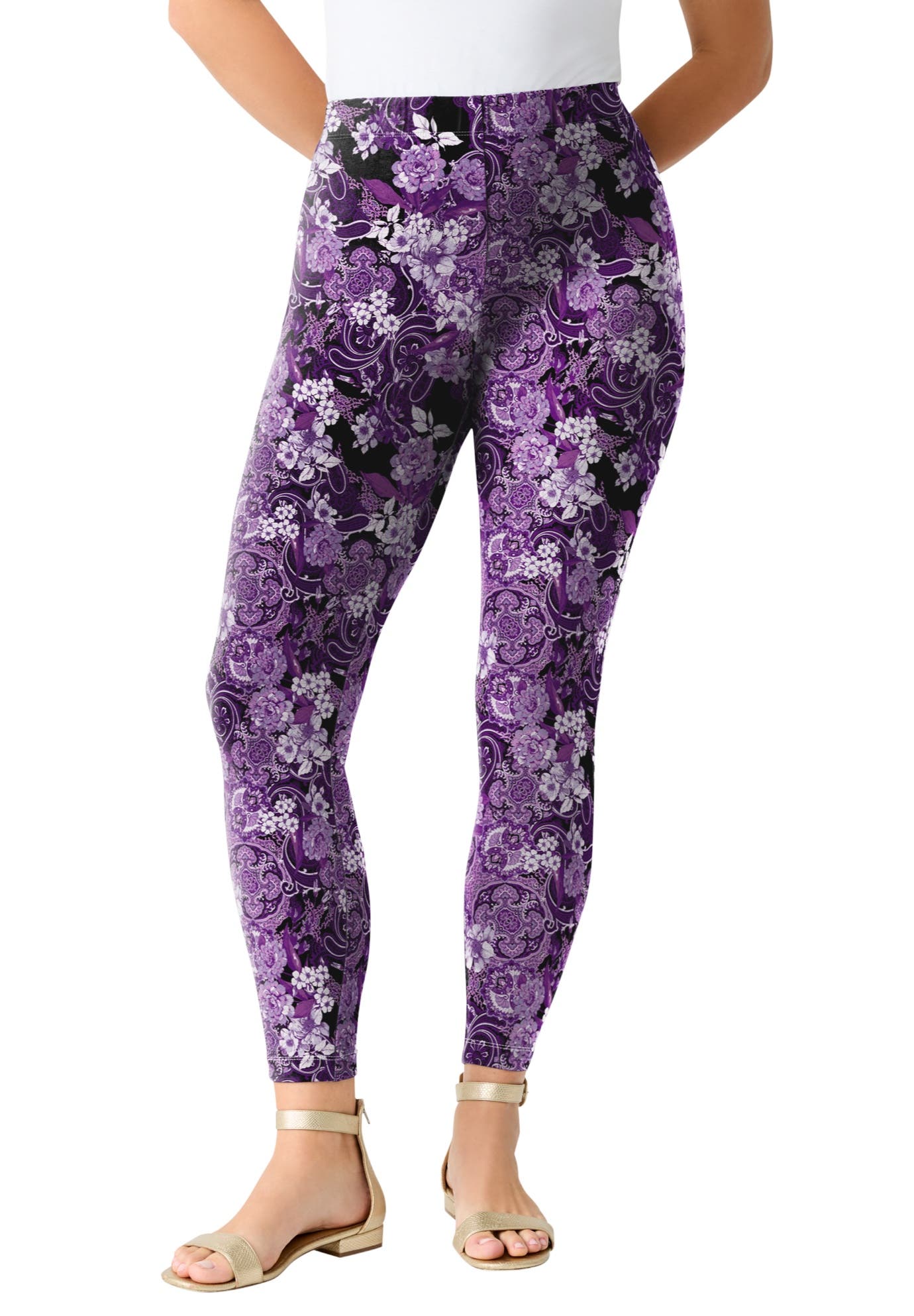 PURPLE ROSE PAISLEY
