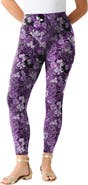 Roaman's Plus Size Essential Stretch Ankle Length Pull On Legging