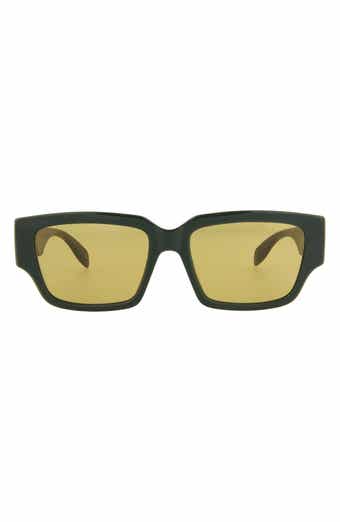 McQueen 56mm Square Sunglasses