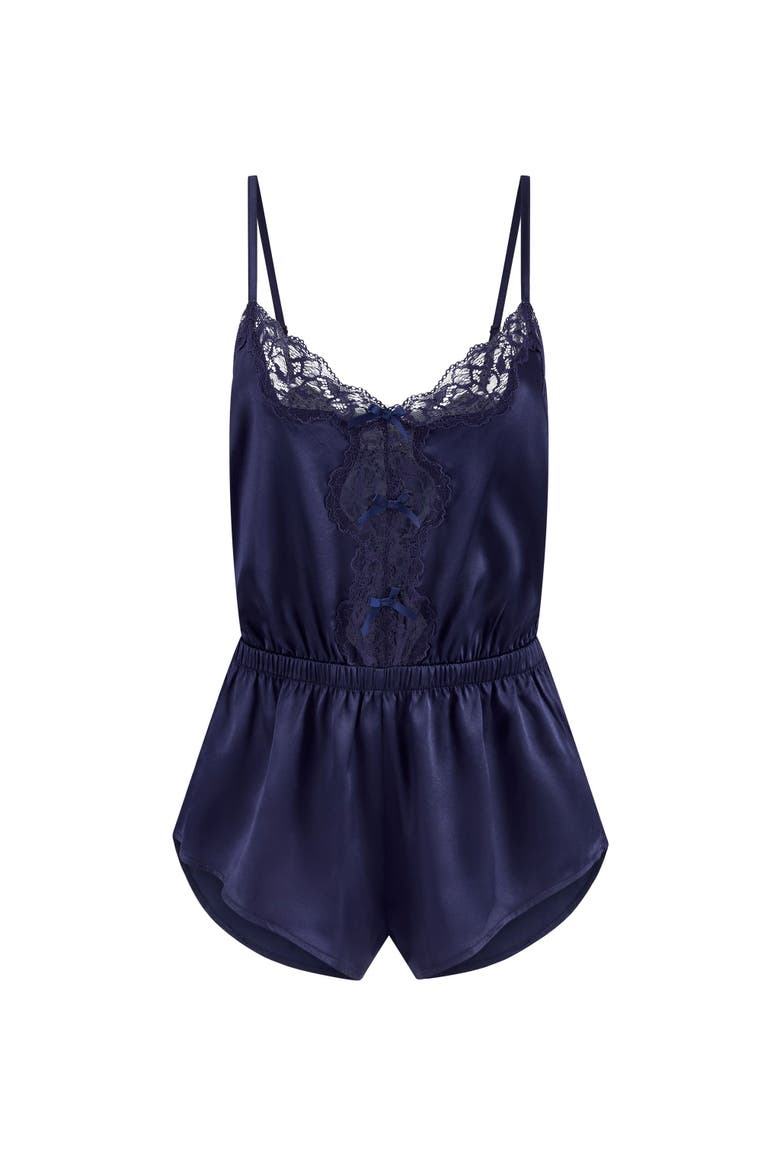 Cilla Romper Lingerie, Alternate, color, Dark blue