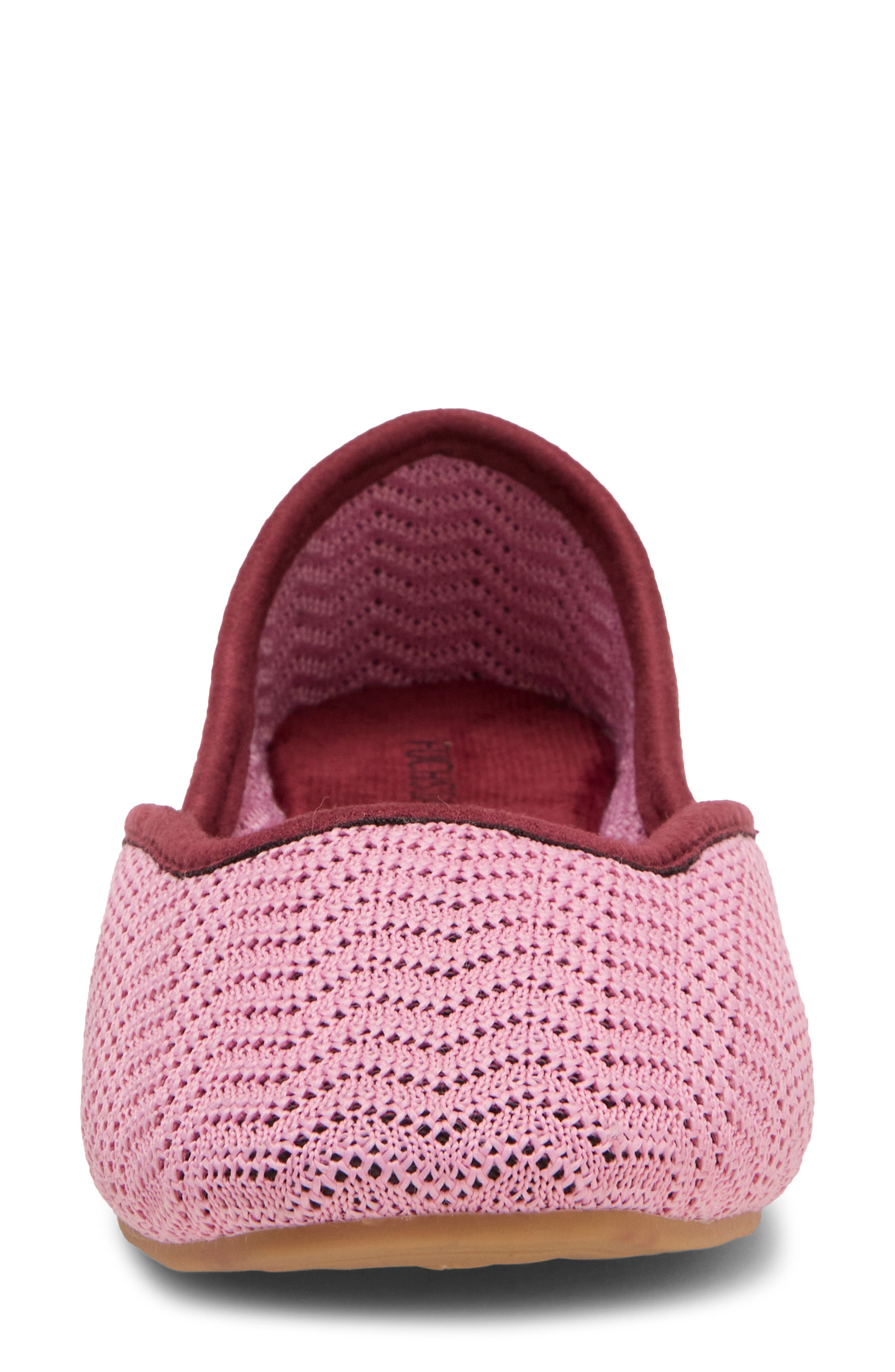 Air Mesh Jutti Flat, Alternate, color, PINK