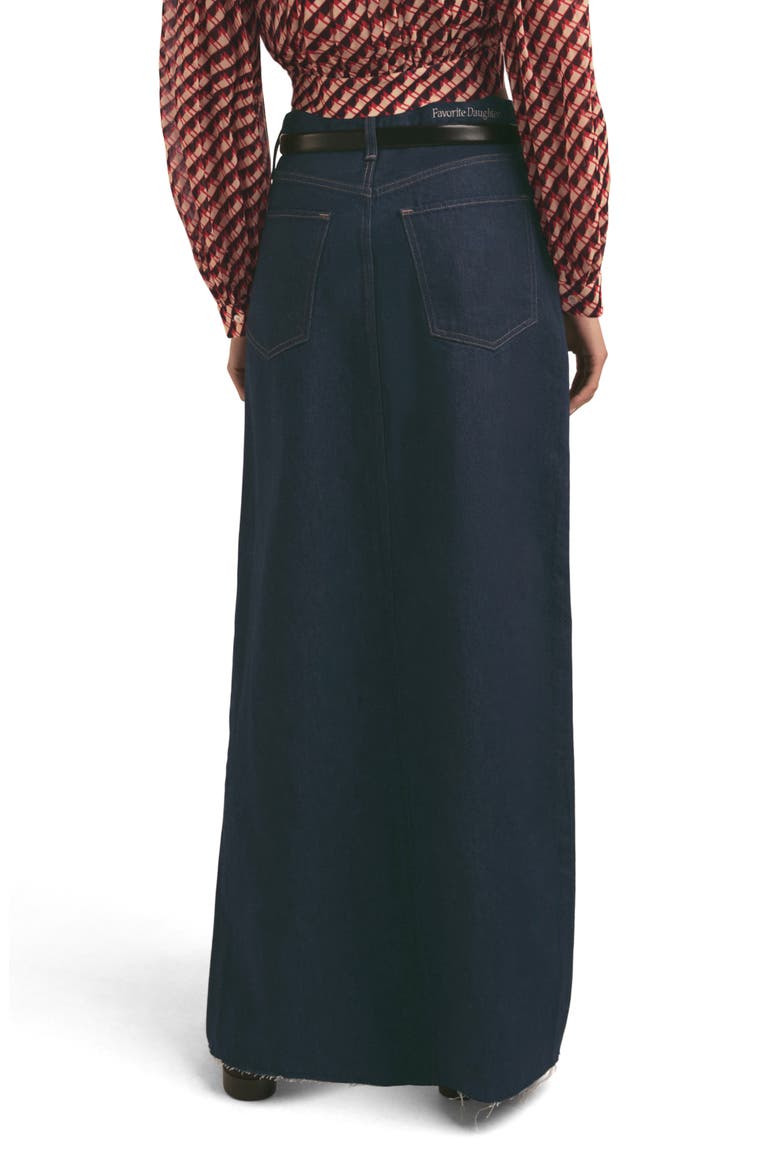 The Sunny Denim Maxi Skirt, Alternate, color, PERTH