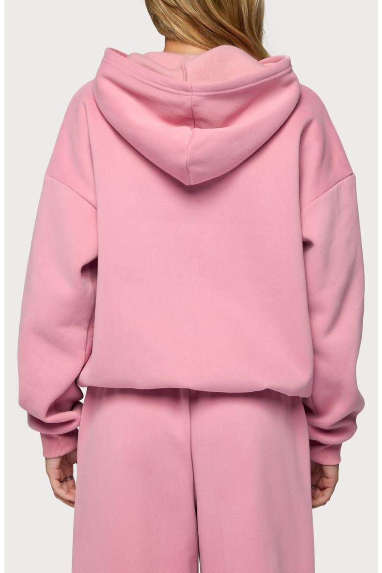 Basic Girl Oversize Hoodie, Alternate, color, PINK